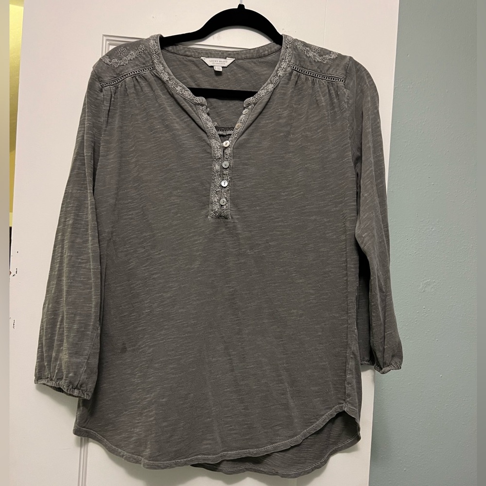 Lucky Brand 3/4 Sleeve - Med